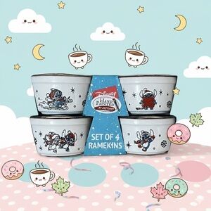 Stitch Set of 4 Ramekins